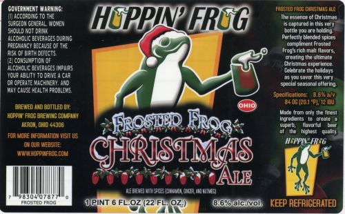 Frosted Frog Christmas Ale